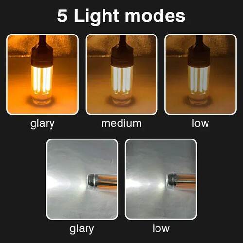 Heinast Camping Light Lightweight Handheld Torch  5 Lighting