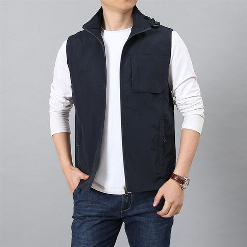 Mens Multi-bag Quick-drying Waterproof Multifunctional Vest