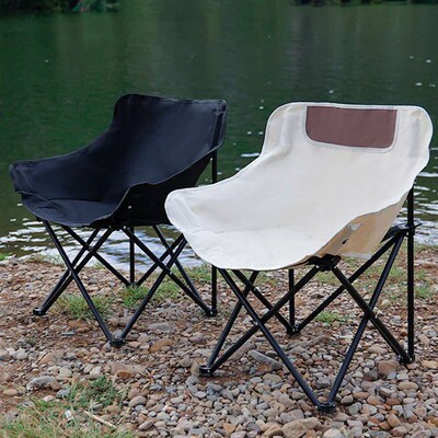 Camping Chair Support 400lbs Portable Chair with Side Pocket