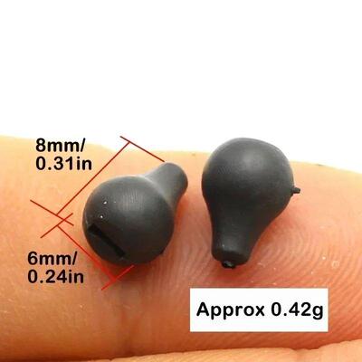 8pcs Carp Fishing Accessories Tungsten Swivel Beads for Chod