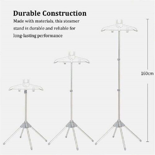 160cm Adjustable Clothes Steamer Rack Telescopic Garment