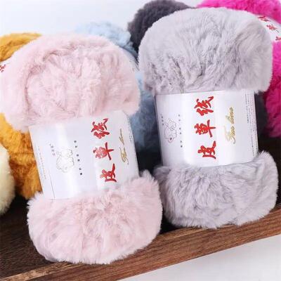 1Pc 100g Super Chunky Fur Yarn for hand knitting fuffly soft