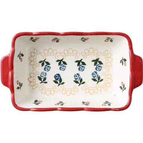 Baking tray ceramic cheese casserole oven western food dish