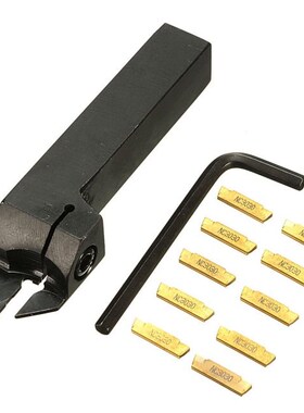1pc Stainless Steel MGEHR1616-2 + 1pc Wrench + 10pcs MGMN200