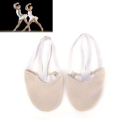 Rhythmic Gymnastics Toe Shoes Soft Half Socks Knitted Roupa