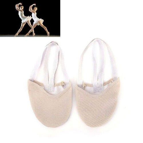 Rhythmic Gymnastics Toe Shoes Soft Half Socks Knitted Roupa