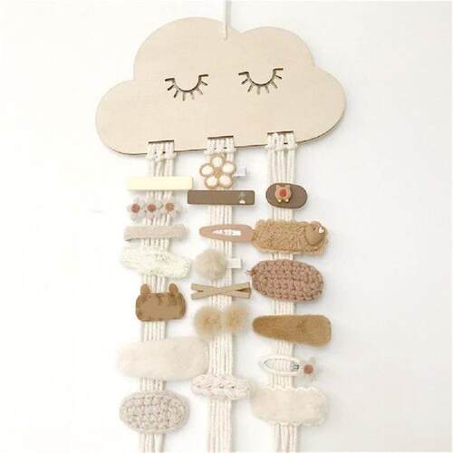Hairpin Storage Cotton Line Cloud Headband Organizer