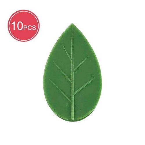 10Pcs Plant Climbing Wall Fixer Leaf Type Green Plant