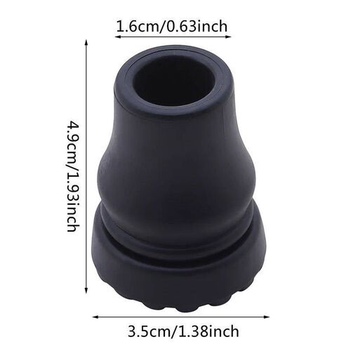 16-22mm Antiskid Walking  Crutch Cane Bottom Pads ver Protec