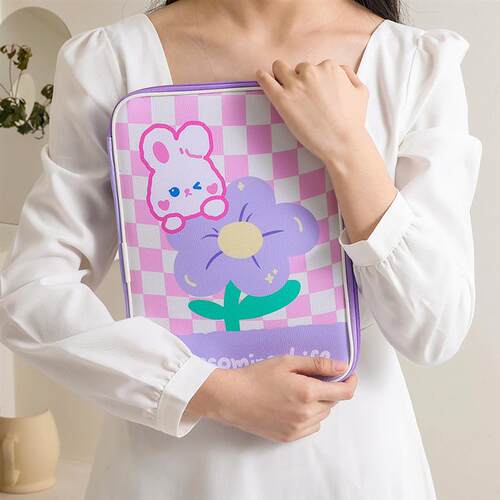Cartoon PU Leather Pattern Tablet Case Travel Carring Bag Pr