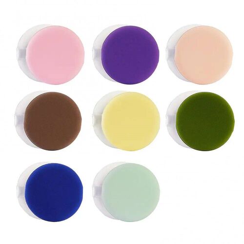 5Pcs/Set Cosmetic Puff Round Makeup Egg Sponges Wet Dry Dual