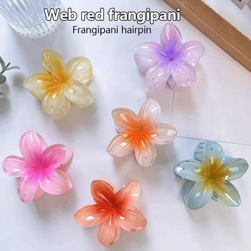 Fashion Egg Flower Hair Clips for Women Bohemia Style Flower