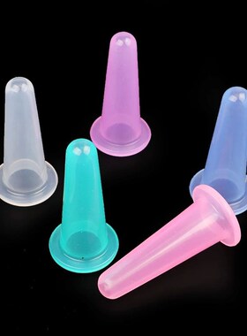 2pcs Health Care Facial Silicone Cans Cupping Cups Lifting M