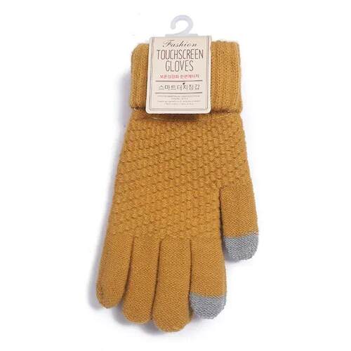 Womens Cashmere Knitted Winter Gloves Women Autumn Winter Wa