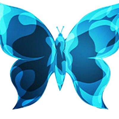 6x Luminous Butterfly Stickers DIY Home Decor for Kids Room