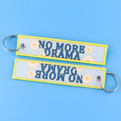 New Fashion Embroidery Jet Tag Key Pendant Key Tag Motorcycl