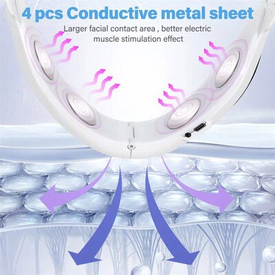 Electric V-Face Facial Lift Device Ems Microcurrent Face Mas