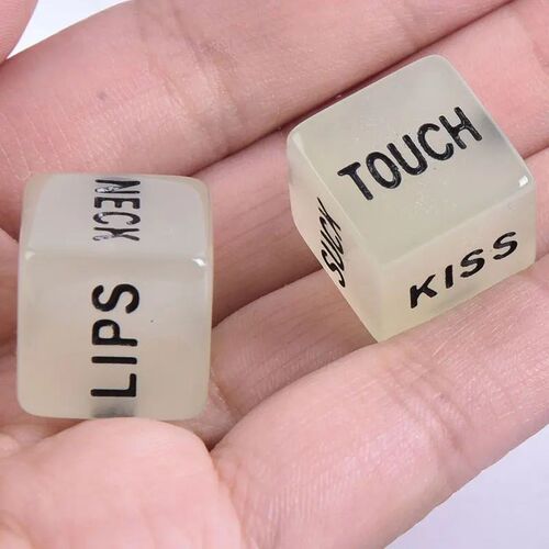 Glow In Dark Love Dice Toys Adult Couple Lovers Games Aid Se