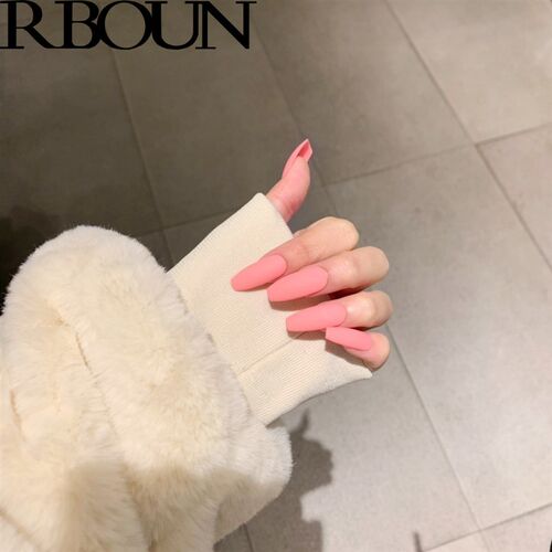 Nail Art Fake Nails Stiletto Tips Clear Press on Long False