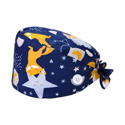37 Colors Unisex Adjustable Working Scrub Cap with Protect E