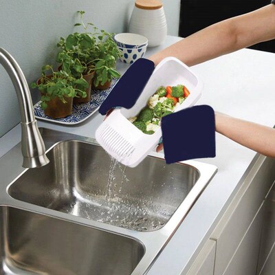 Microwave Noodles Pasta Cooker With Strainer Eco-Friendly Pl