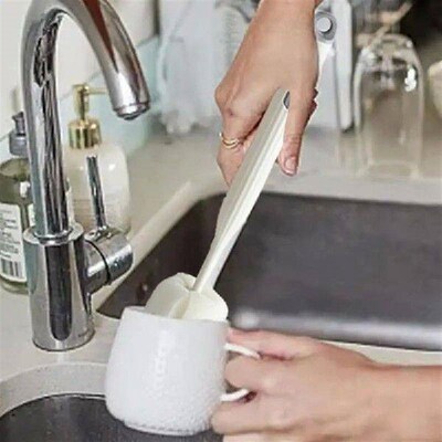 Cup Brush Kitchen Cleaning Tool Sponge Brush For Wineglass