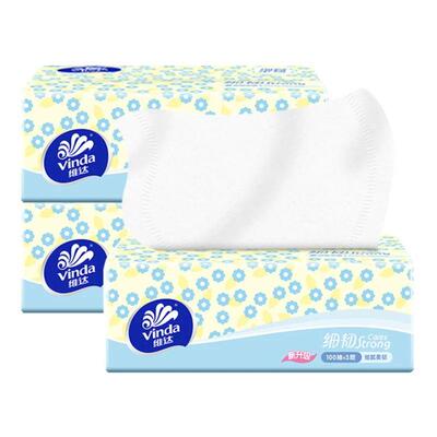 NEW Vinda thin and tough tissue paper 3 layers 100 sheets 3