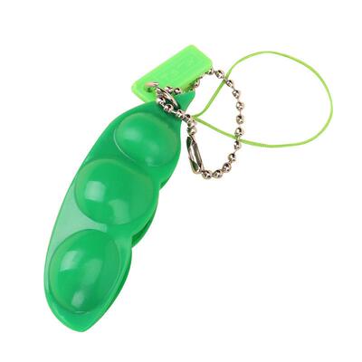 Portable Squeeze Bean Toy Relieve Sensory Fidget Toys Keycha