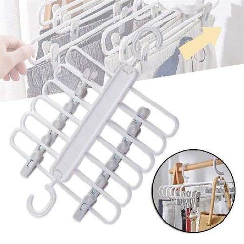 Multifunctional Pants Hanger for Clothes Rack Closet