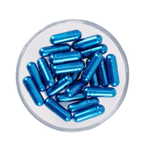 1000PCS 00# Royal Blue Gelatin Empty Capsules, Hollow Gelati