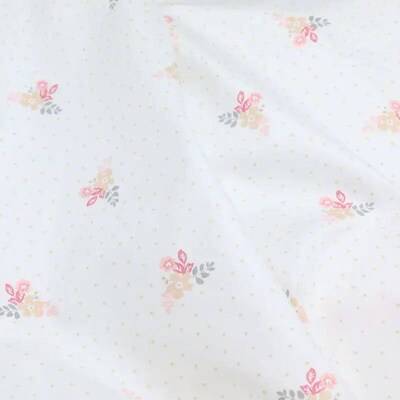 50*235cm Flower Lattice Cotton Fabric For Patchwork Quilts C