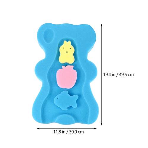Thick Sponge Baby Bath Mat Infant Bath Cushion Quick Drying