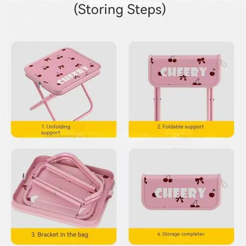 Outdoor Folding Stool Camping Chair Park Stool Picnic Portab