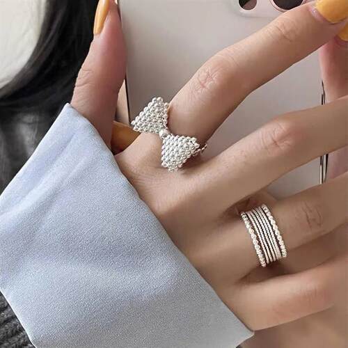 Sterling Silver Rings Fashion Hip Hop Vintage Couples