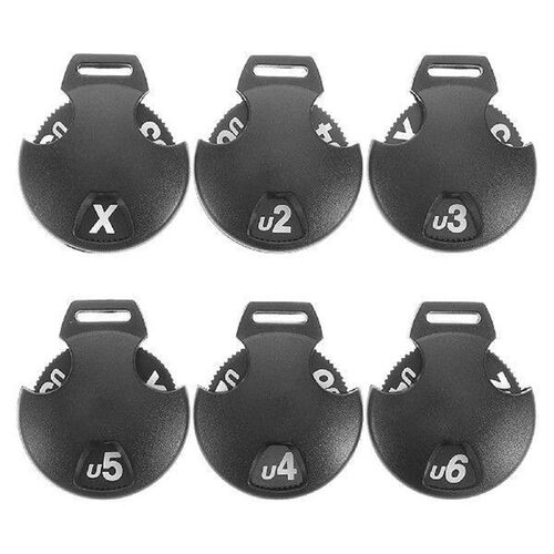 6 Pcs Golf Number Plate Club Labels Driver Numbers for Head