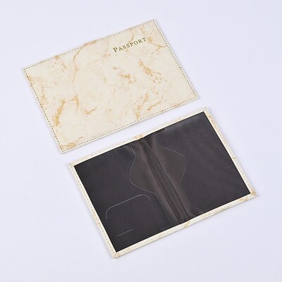 New Women Cute Leather Passport Cover Air Tickets for Cards