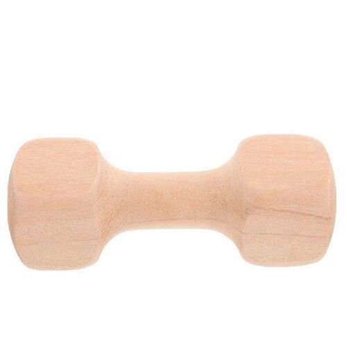 Dog Toothbrush Toy Training Supplies Wooden Dumbbells Clean