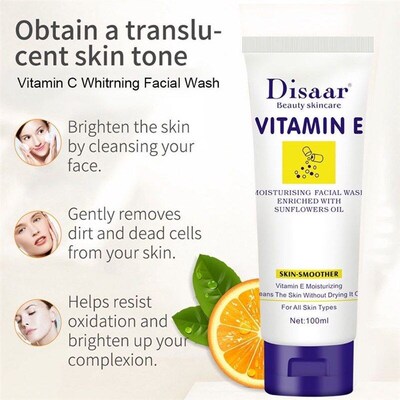 Vitamin E Facial Cleanser Hydrating Anti-Acne Cleanser
