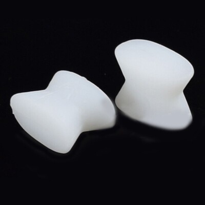 2Pcs Silicone Foot Finger Toe Separator Adjuster Hallux Val