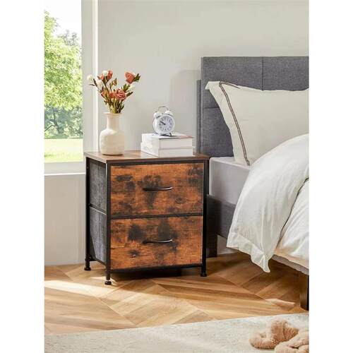 JHK Nightstand Bedside Coffee Sofa Tea Table Storage Closet