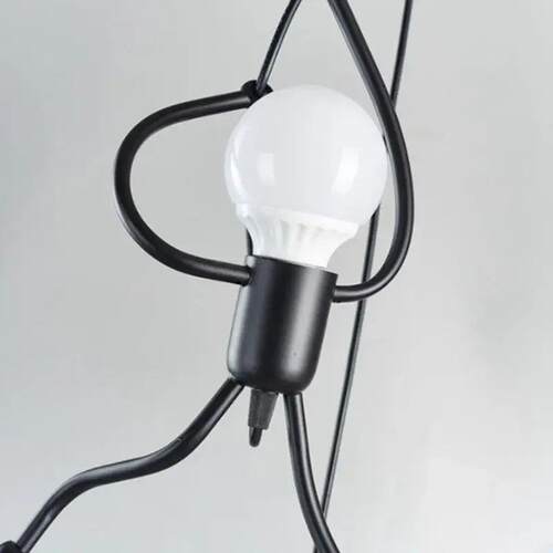 Vintage Iron Little Man Modern Arts Chandelier LED Ceiling L