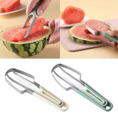 3-in-1+Watermelon+Cutter+Fruit+Carving+Knife+Stainless
