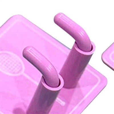 2Pcs Badminton Racket Hooks Wall Mounted Racket Rack Metal