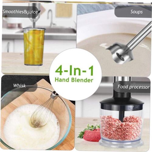 electric hand immersion blender food processor chopper mixer