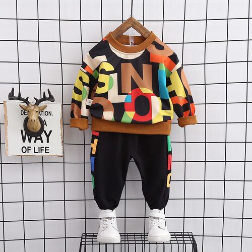 New Spring Autumn Baby Girl Clothes Boys Outfits Children Ca