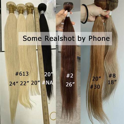 1 Piece Color #8 #27 #4 Brown Pure Color Remy Human Hair Bun