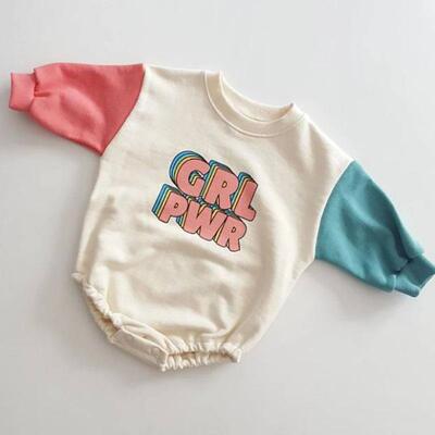Family Matching Outfit  Autumn Spring  Color Contrast Letter