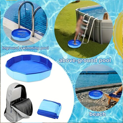 1Pc Portable Folding Foot Bath Bucket, Suitable for Swimming