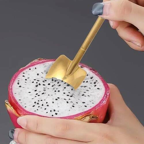 4Pcs Shovel Spoon Stainless Steel Shovel Shape Coffee Waterm