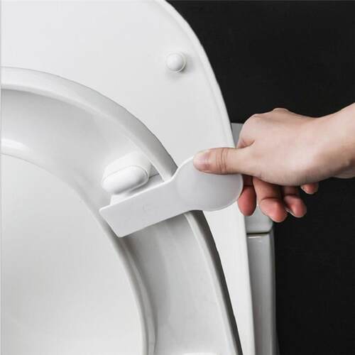 Toilet Seat Cover Lifter Closestool Seat Handle Foldable Sa